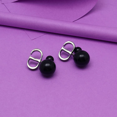 black color antique earrings (ante1689blk)